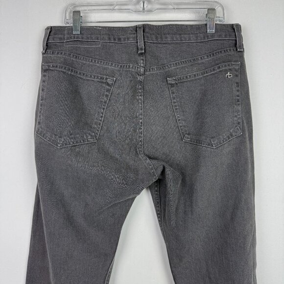 Rag & Bone Standard Issue Fit 1 Extra Slim Jeans Vesuvio Wash Gray Size 34 EUC - Picture 10 of 12